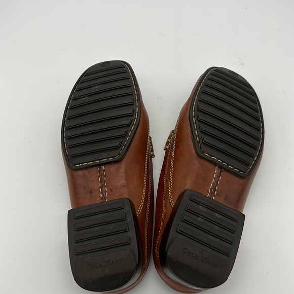Cole Haan Country Womens Mules Slides Driving Mocs Sz 6B Saddle Leather - Picture 9 of 12